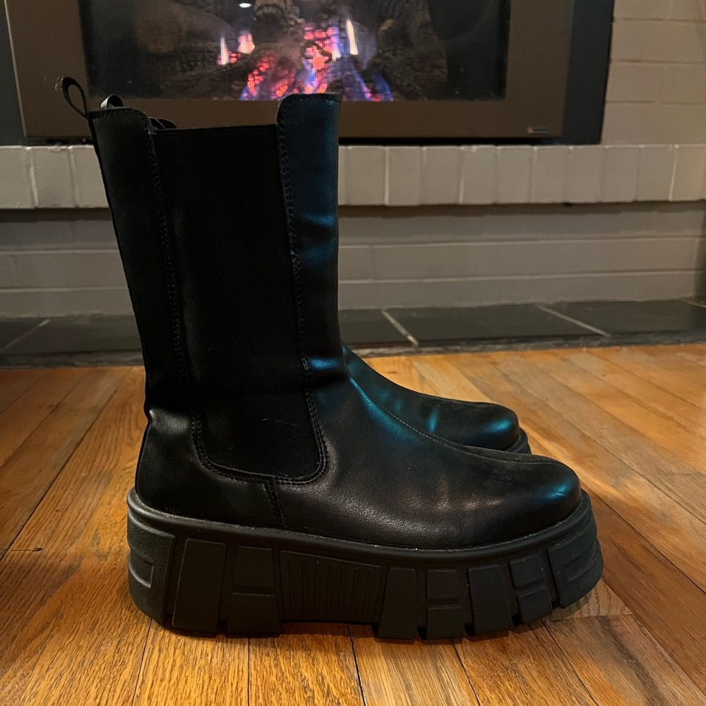 ASOS Black Combat & Moto Boots